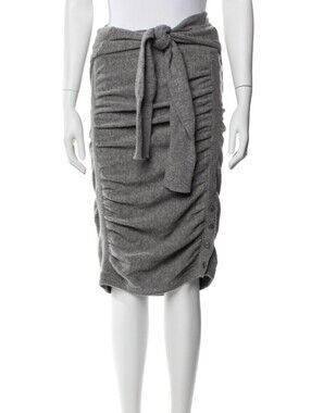 Band Of Outsiders Merino Wool Sweater Skirt Grey